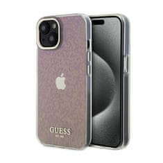 Guess Guess IML Faceted Mirror Disco Iridescent - Etui iPhone 15 (różowy)