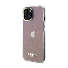 Guess Guess IML Faceted Mirror Disco Iridescent - Etui iPhone 15 (różowy)