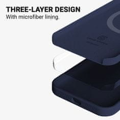 NEW Crong Color Cover Magnetic - ohišje MagSafe za iPhone 13 Pro Max (mornarsko modra)