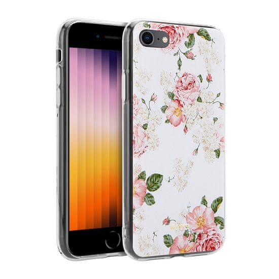 Crong Crong Flower Case - Ohišje za iPhone SE (2022/2020) / 8 / 7 (vzorec 02)