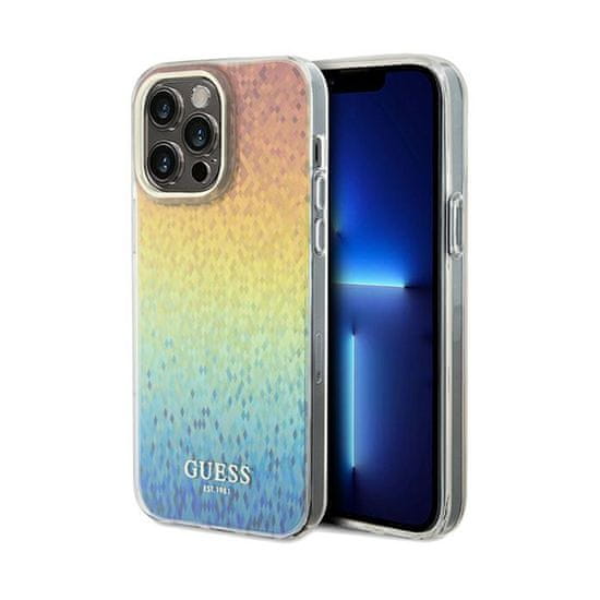 Guess Guess IML Faceted Mirror Disco Iridescent - Ohišje za iPhone 13 Pro Max (Iridescent)