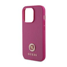 Guess Guess 4G Strass Metal Logo - Etui iPhone 15 Pro Max (różowy)