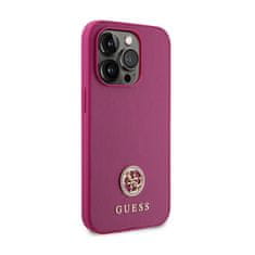 Guess Guess 4G Strass Metal Logo - Etui iPhone 15 Pro Max (różowy)