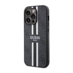 Guess Guess 4G Printed Stripes MagSafe - Ohišje za iPhone 14 Pro (črno)