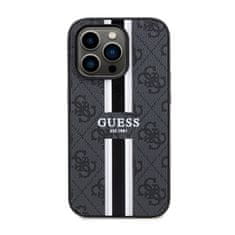 Guess Guess 4G Printed Stripes MagSafe - Ohišje za iPhone 14 Pro (črno)