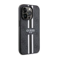 Guess Guess 4G Printed Stripes MagSafe - Ohišje za iPhone 14 Pro (črno)