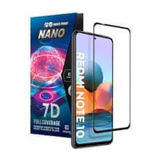 Crong Crong 7D Nano prilagodljivo steklo - Nezlomljivo 9H hibridno steklo za celoten zaslon telefona Xiaomi Redmi Note 10 5G