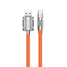 Wekome WEKOME WDC-186 Wingle Series - priključni kabel za hitro polnjenje USB-A na USB-C 1 m (oranžen)