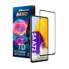 Crong Crong 7D Nano prilagodljivo steklo - Nezlomljivo hibridno steklo 9H za celoten zaslon telefona Samsung Galaxy A72