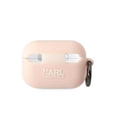 Karl Lagerfeld Karl Lagerfeld Silikonski etui NFT Choupette Head 3D - AirPods Pro 2 (roza)