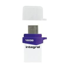 Integral Integral Micro Fusion Flash Drive - dvojni USB 3.0 in micro USB OTG 16 GB Flash Drive