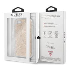 Guess Guess 4G Glitter - Ohišje za iPhone SE 2020 / 8 / 7 (zlato)