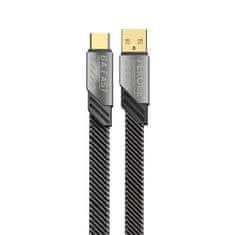 Wekome WEKOME WDC-190 Mecha Series - priključni kabel za hitro polnjenje USB-A na USB-C 1 m (sivina)