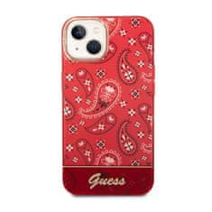 Guess Guess Bandana Paisley - Ohišje za iPhone 14 Plus (rdeče)