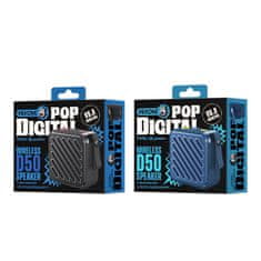 Wekome WEKOME D50 Pop Digital Series - Prenosni brezžični zvočnik Bluetooth V5.2 (črn)