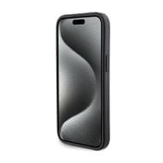 NEW BMW Grip Stand Smooth & Carbon - Ohišje za iPhone 15 (črno)
