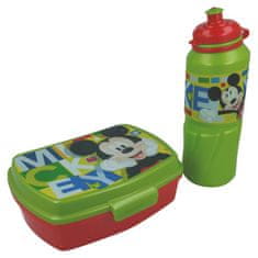 Mickey Mouse Miki Miška - Komplet za zajtrk / škatla za kosilo + 530 ml bidon v vrečki