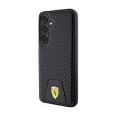 Ferrari Ferrari Carbon Stitched Bottom - Ohišje za Samsung Galaxy S24+ (črno)