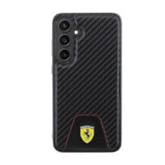 Ferrari Ferrari Carbon Stitched Bottom - Ohišje za Samsung Galaxy S24+ (črno)