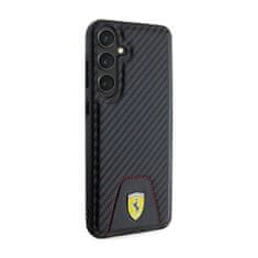 Ferrari Ferrari Carbon Stitched Bottom - Ohišje za Samsung Galaxy S24+ (črno)