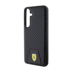 Ferrari Ferrari Carbon Stitched Bottom - Ohišje za Samsung Galaxy S24+ (črno)