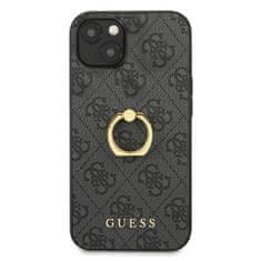 Guess Ohišje z obročkom Guess 4G - Ohišje za iPhone 13 mini (sivo)