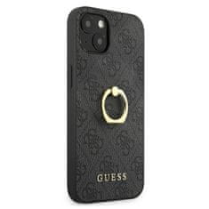 Guess Ohišje z obročkom Guess 4G - Ohišje za iPhone 13 mini (sivo)