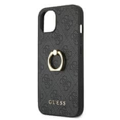 Guess Ohišje z obročkom Guess 4G - Ohišje za iPhone 13 mini (sivo)