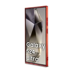 NEW AMG prozorno dvobarvno ohišje MagSafe - Samsung Galaxy S24 Ultra (črno)