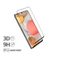 Crong Crong 3D Armour Glass - kaljeno steklo 9H Full Glue za celoten zaslon telefona Samsung Galaxy A42 5G