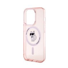 Karl Lagerfeld Karl Lagerfeld IML Choupette MagSafe - Ohišje za iPhone 15 Pro Max (roza)