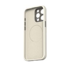 Moshi Moshi Napa MagSafe - Usnjeni etui za iPhone 15 Pro (Eggnog White)