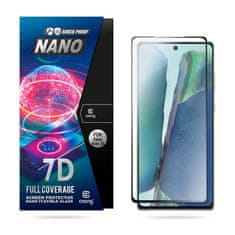 Crong Prilagodljivo steklo Crong 7D Nano - Nezlomljivo hibridno steklo 9H za celoten zaslon telefona Samsung Galaxy Note 20