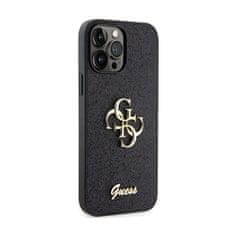 Guess Ohišje Guess Glitter Script Big 4G - iPhone 13 Pro Max (črno)