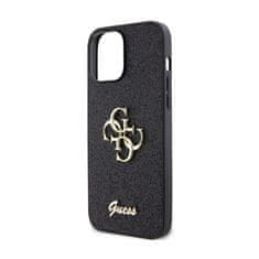 Guess Ohišje Guess Glitter Script Big 4G - iPhone 13 Pro Max (črno)