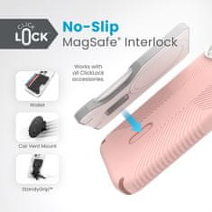 Speck Speck Presidio2 Grip ClickLock & MagSafe - Ohišje za iPhone 15 / iPhone 14 / iPhone 13 (Dahlia Pink / Rose Copper)