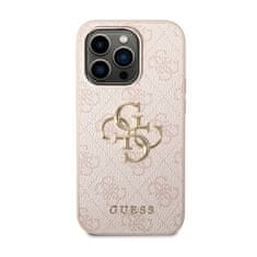 Guess Guess 4G Big Metal Logo - Ohišje za iPhone 15 Pro Max (roza)