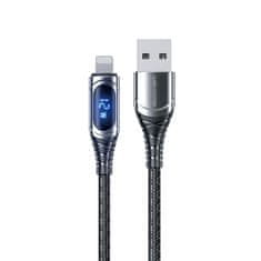 Wekome WEKOME WDC-166 Sakin Series - Priključni kabel USB-A z Lightning 6A za hitro polnjenje 1 m (siva barva)