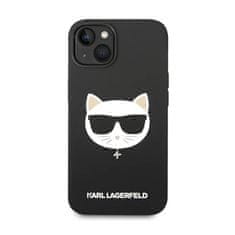 Karl Lagerfeld Karl Lagerfeld Choupette Head MagSafe Silikon - ohišje za iPhone 14 Plus (črno)