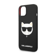 Karl Lagerfeld Karl Lagerfeld Choupette Head MagSafe Silikon - ohišje za iPhone 14 Plus (črno)