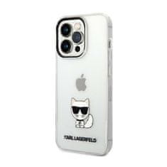 Karl Lagerfeld Karl Lagerfeld Choupette Body - Ohišje za iPhone 14 Pro Max (prozorno)