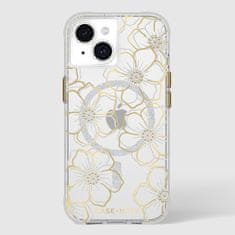 case-mate Case-Mate Floral Gems MagSafe - etui za iPhone 15 / iPhone 14 / iPhone 13 (zlat)