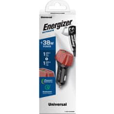 Energizer Energizer Ultimate - USB-C in USB-A 38W PD + QC3.0 avtomobilski polnilec (oreh)