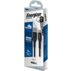 Energizer Energizer Ultimate - Povezovalni kabel USB-A na USB-C 2 m (črn)