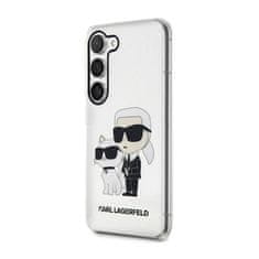 Karl Lagerfeld Karl Lagerfeld IML Glitter NFT Karl &amp; Choupette - Ohišje za Samsung Galaxy S23 (prozorno)