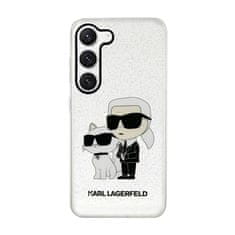 Karl Lagerfeld Karl Lagerfeld IML Glitter NFT Karl &amp; Choupette - Ohišje za Samsung Galaxy S23 (prozorno)