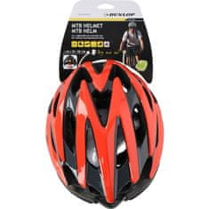 Dunlop Dunlop - Nastavljiva kolesarska čelada MTB r. M 55-58 cm (rdeča/črna)