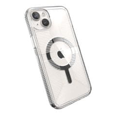 Speck Speck Gemshell Grip + MagSafe - ohišje za iPhone 15 Plus / iPhone 14 Plus (prozorno / kromirano)