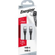 Energizer Energizer Classic - Povezovalni kabel USB-C na USB-C 1,2 m (črn)