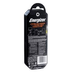 Energizer Energizer HardCase - Avtomobilski polnilec 2x USB-A 17W 3,4A + kabel Lightning s certifikatom MFi (črn)